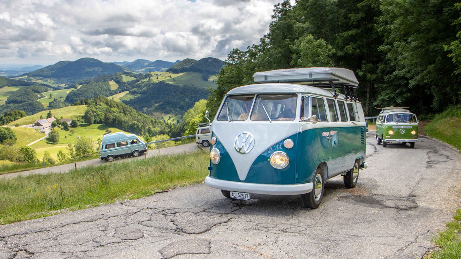 VW Camper in Pyrenees